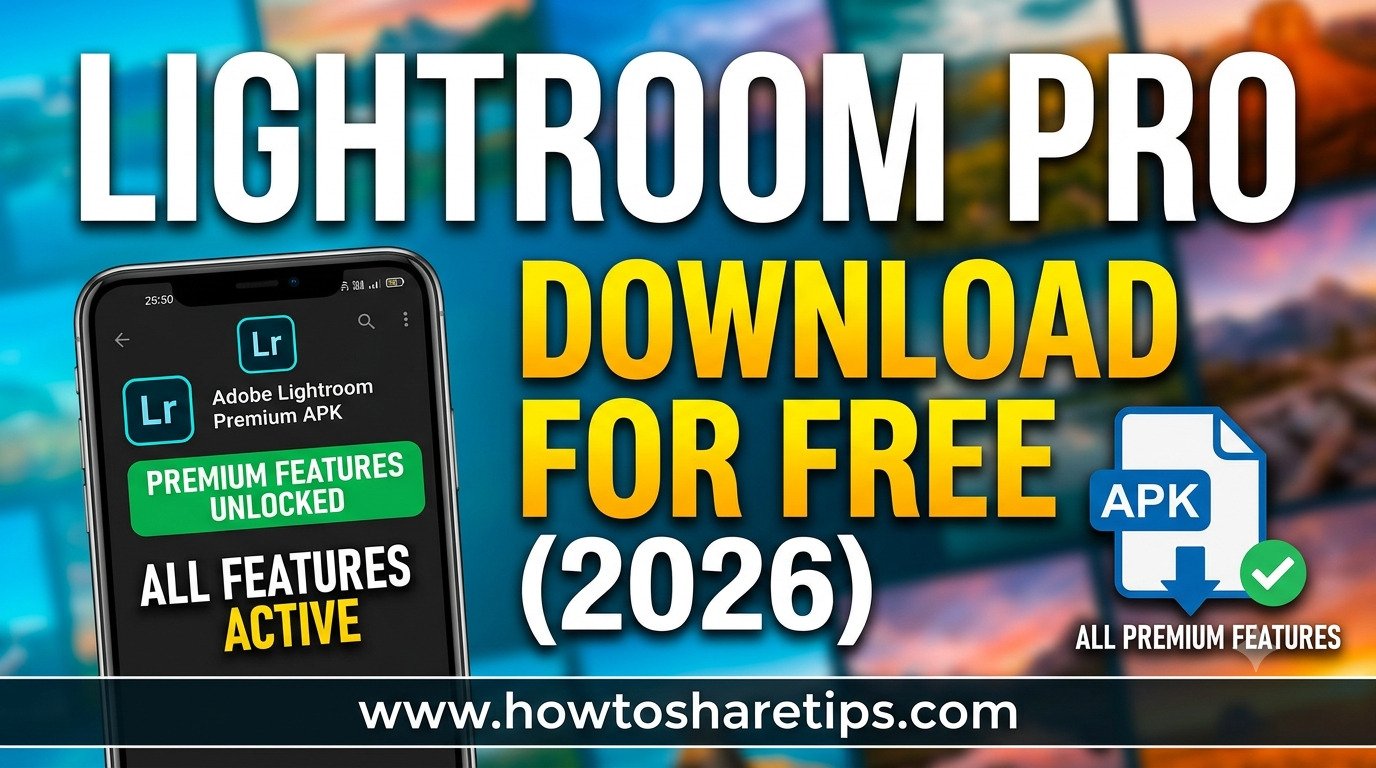 Lightroom Pro Download for Free (2026): How to Get Adobe Lightroom Premium APK for Android with All Premium Features