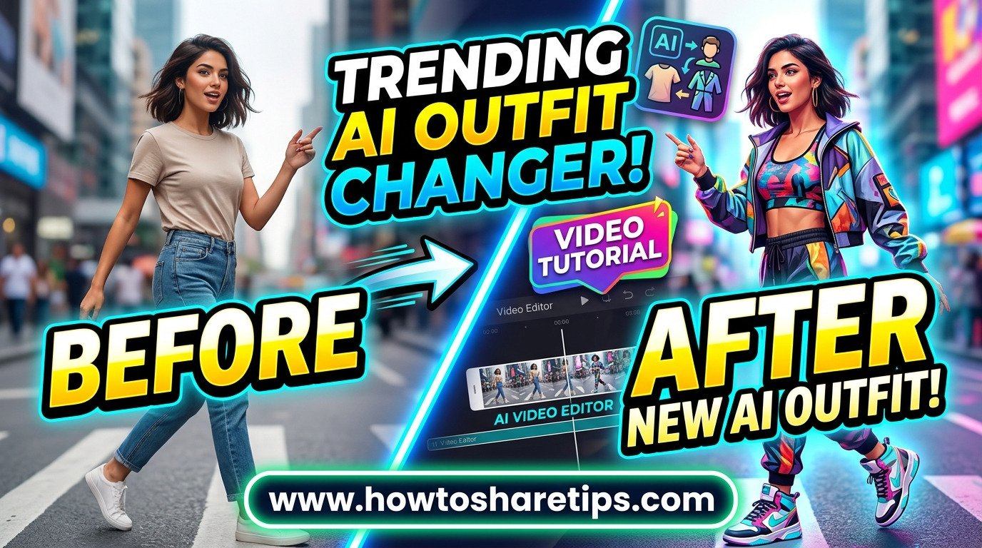 Trending AI Outfit Changing Video Tutorial | AI Video Editor & AI Clothes Changer