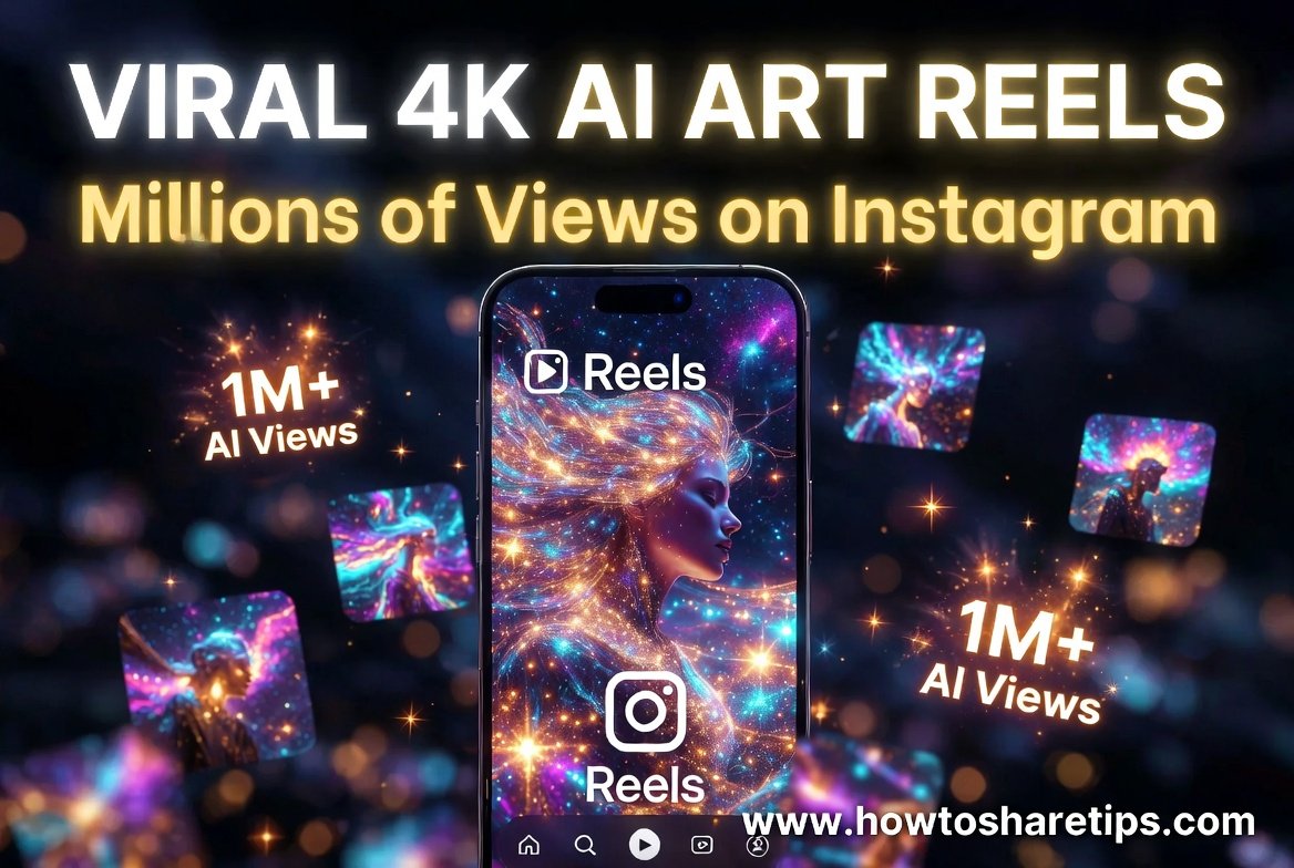 How to Create Viral 4K AI Art Reels Videos for Instagram That Get Millions of Views | AI Art Generator & Instagram Reels Marketing