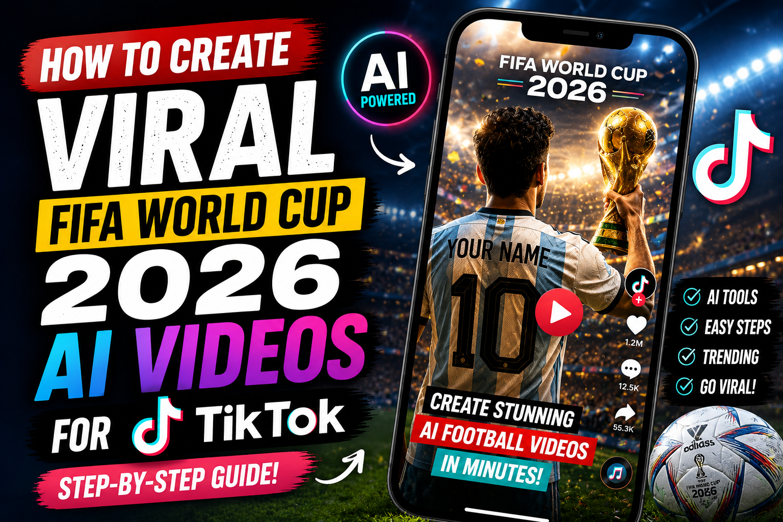 How to Create Viral FIFA World Cup 2026 AI Videos for TikTok