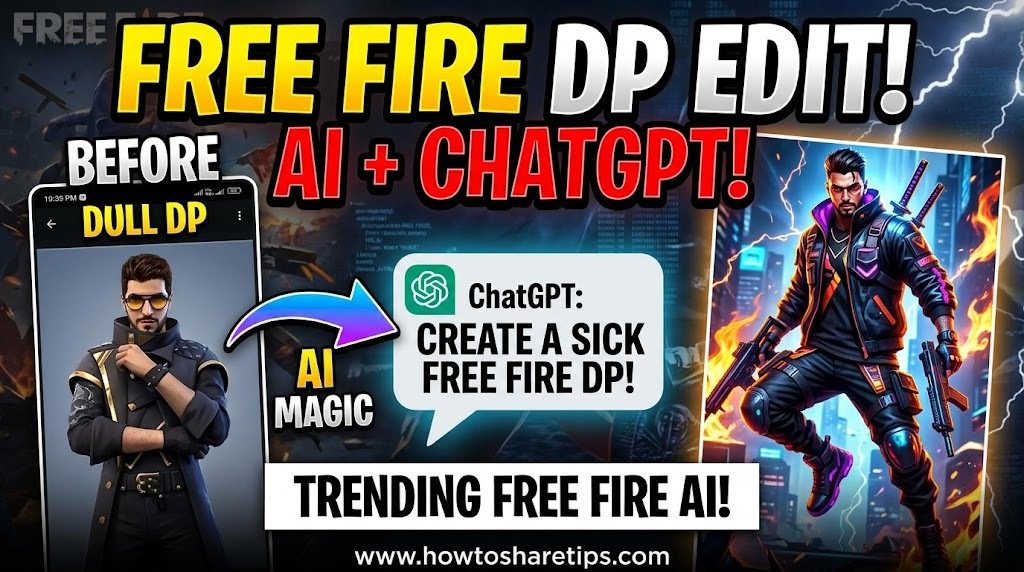 Trending Free Fire DP Photo Editing with ChatGPT | Free Fire AI Photo & AI Image Generator
