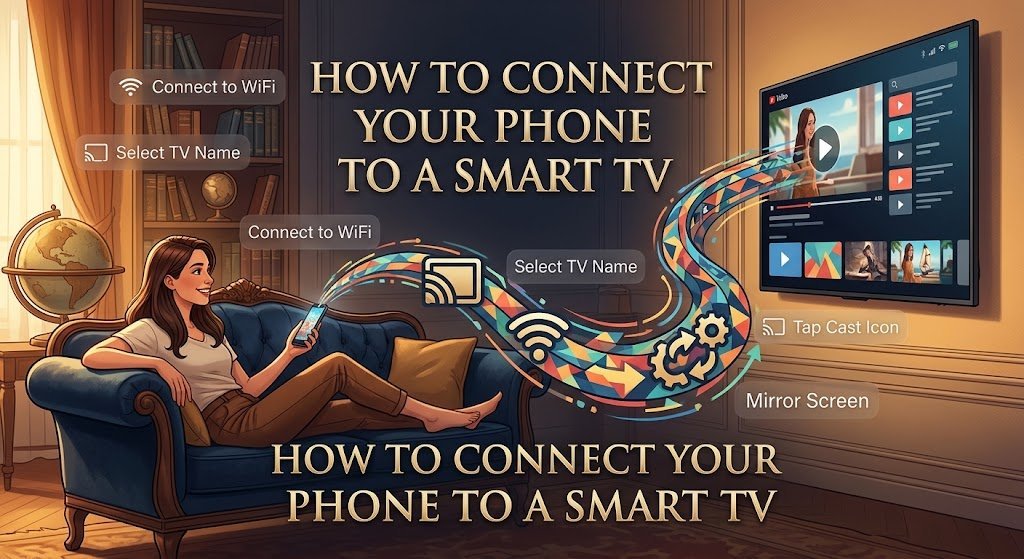 How to connect your phone to a smart TV