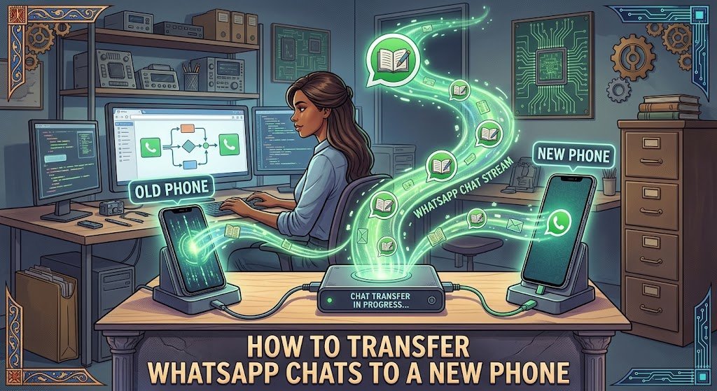 How to transfer WhatsApp chats to a new phone