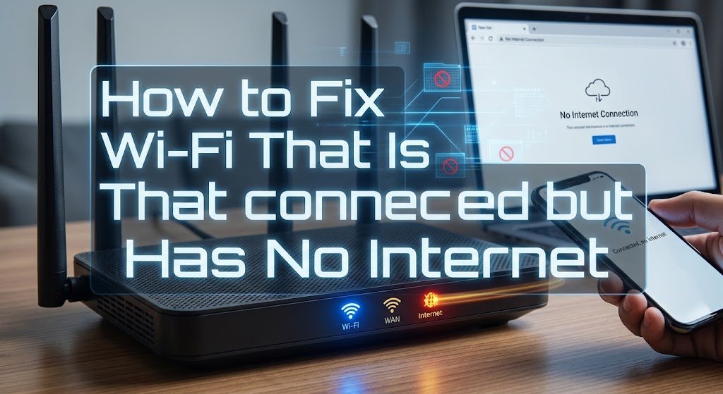 How to Fix Wi-Fi That Is Connected but Has No Internet